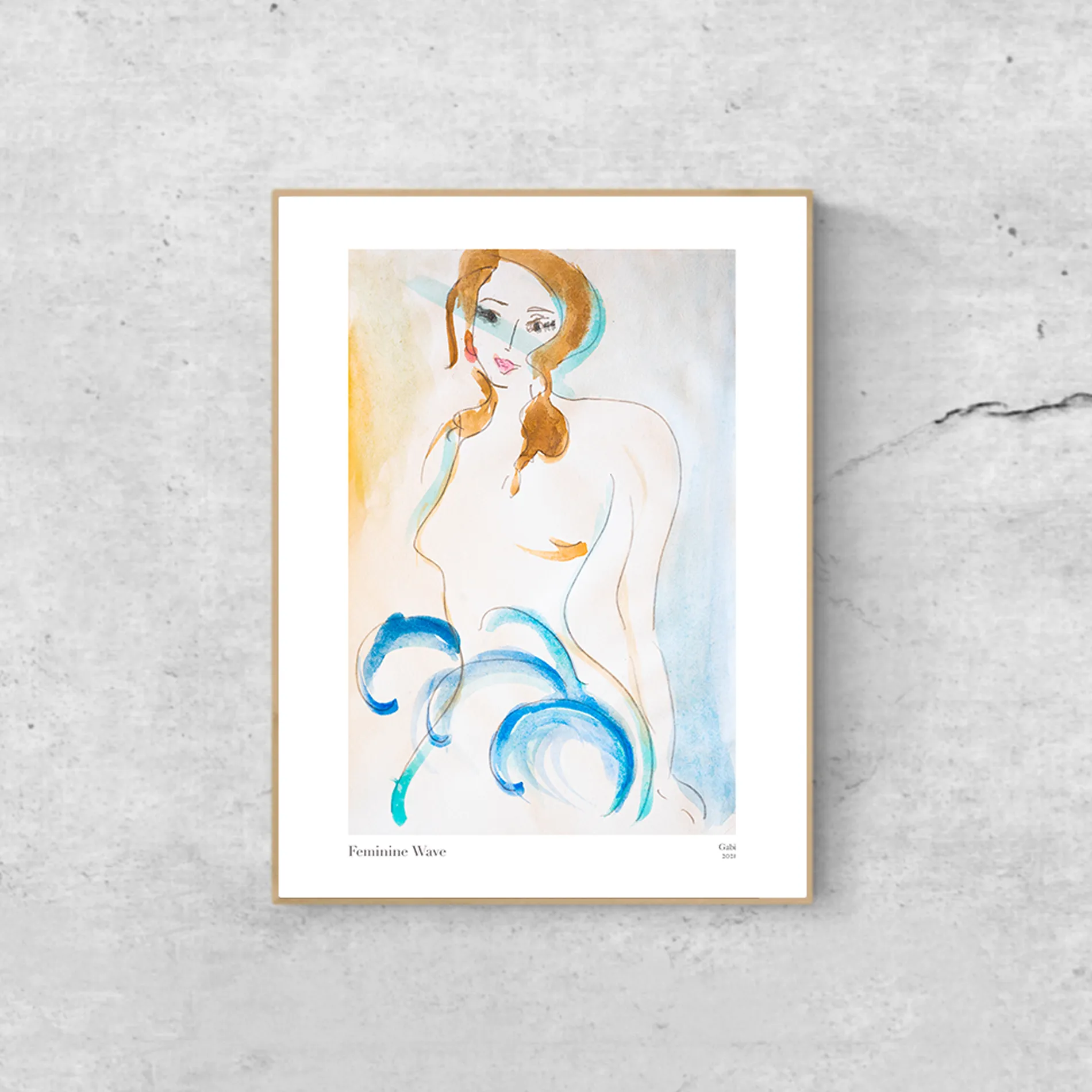 Feminine Wave · Blue Collection