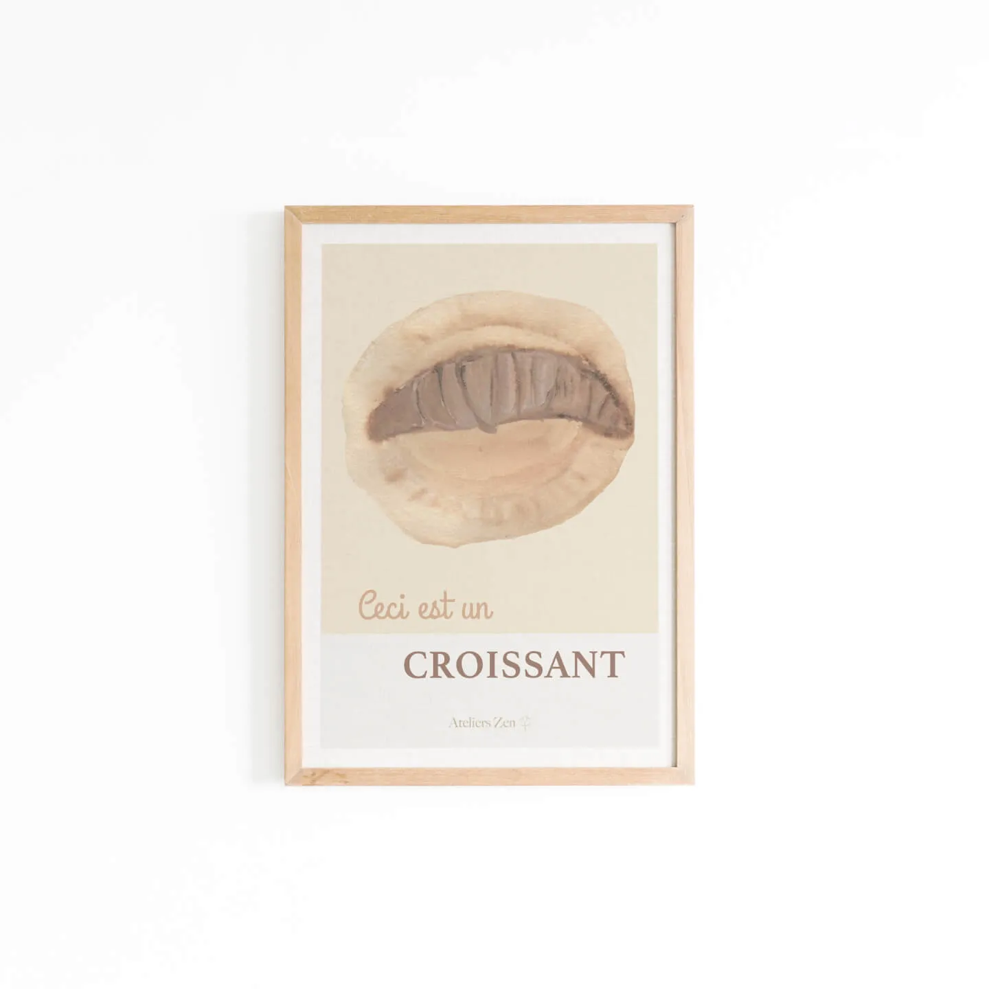 Ceci est un croissant · Watercolor Collection