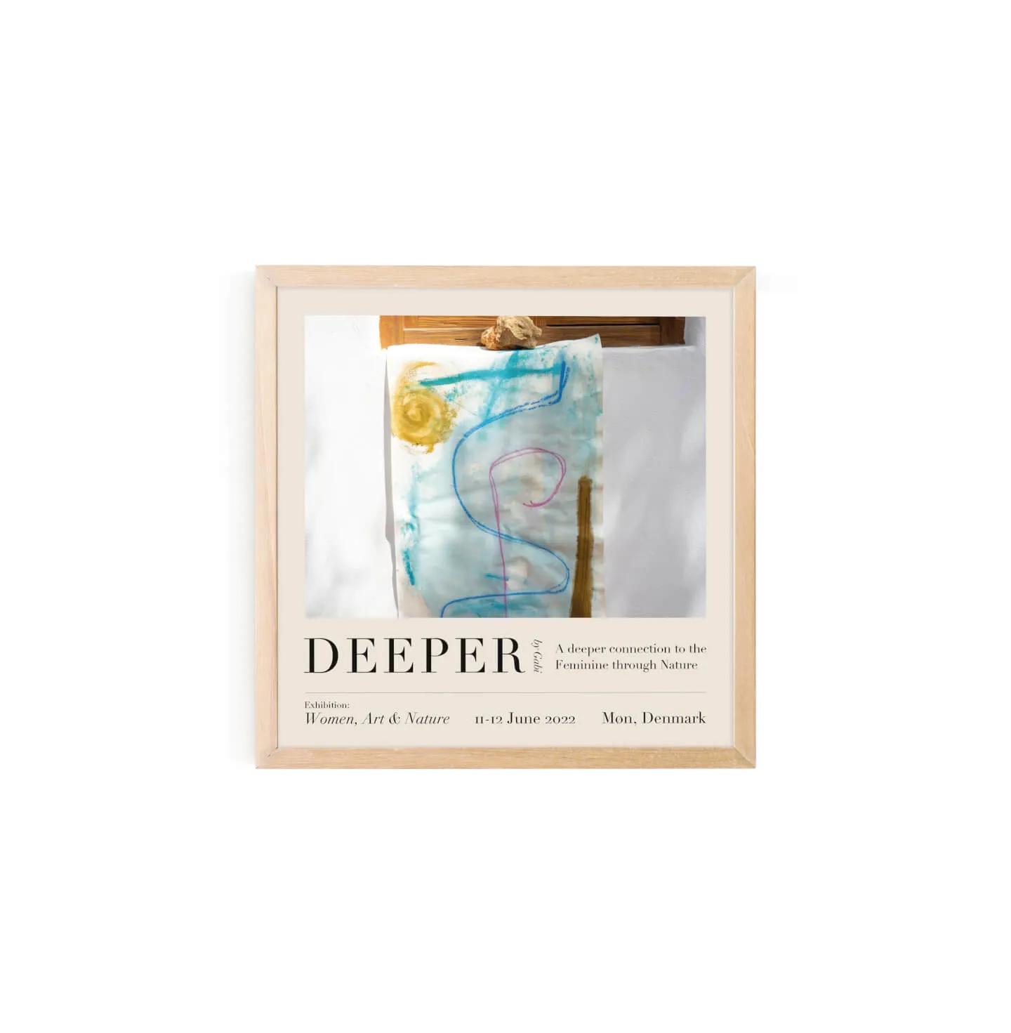 Deeper Square Exhibition Poster