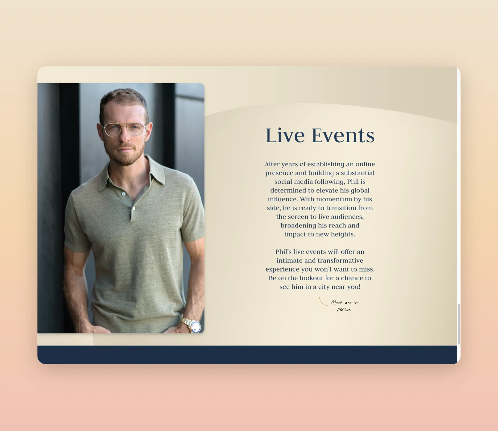 Phil Good's website creative studio project