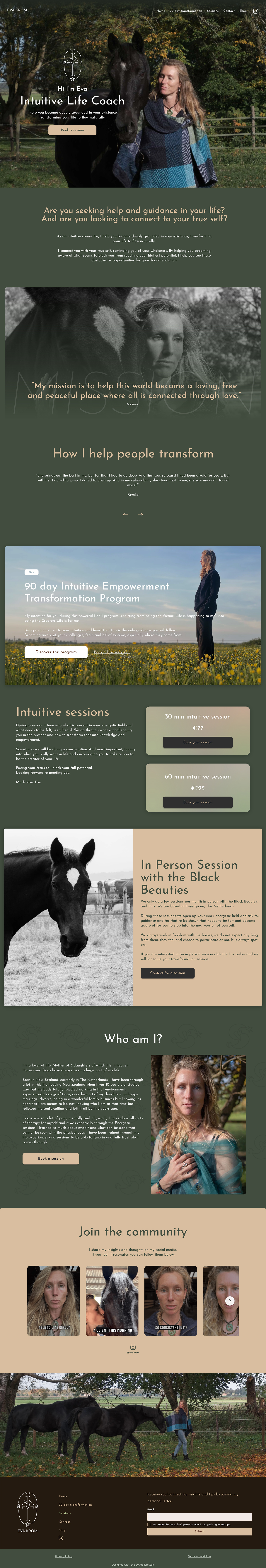 Eva Krom creative studio project