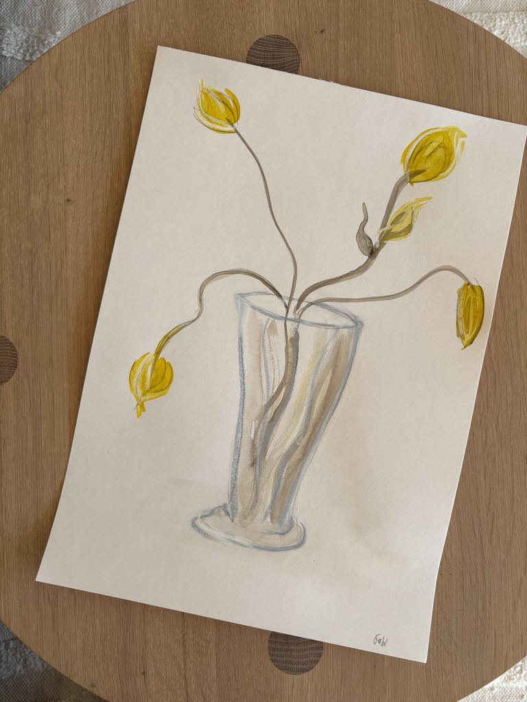 Yellow Tulips Original