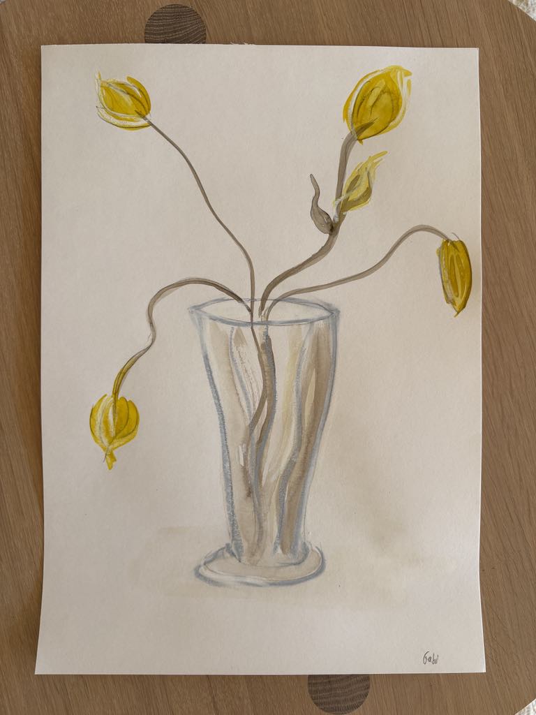 Yellow Tulips Original