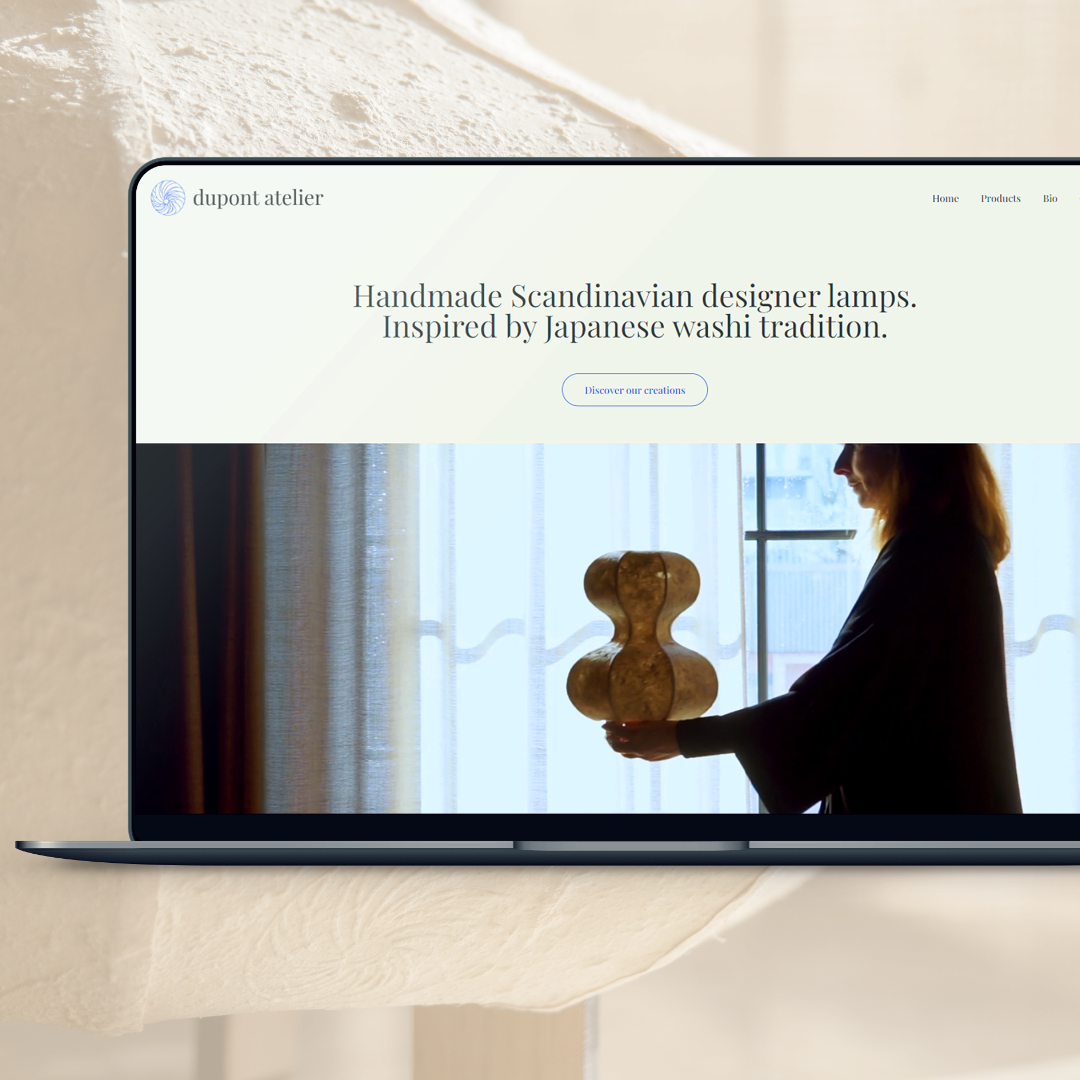 Dupont Atelier photography videography and website creative studio project